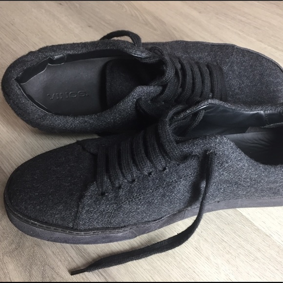 Vince Noble Wool Sneakers, Sz 10M, Graphite - Picture 3 of 6